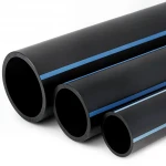 أنابيب HDPE الوطني لشبكات المياه  ضغط 10 بار قطر خارجي 315 مم سمك 12.1 مم لون اسود
