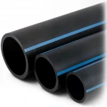 أنابيب HDPE الوطني لشبكات المياه  ضغط 10 بار قطر خارجي 160 مم سمك 6.2 مم لون اسود