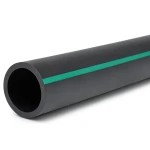 مواسير HDPE ضغط 4 بار PE 63 قطر خارجي 450 مم SDR 26 لون أسود