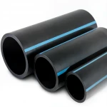 أنابيب HDPE الوطني لشبكات المياه  ضغط 10 بار قطر خارجي 400 مم سمك 15.3 مم لون اسود
