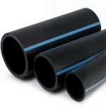 مواسير HDPE الوطني لشبكات المياه  ضغط 8 بار قطر خارجي 90 مم سمك 3.5 مم لون اسود