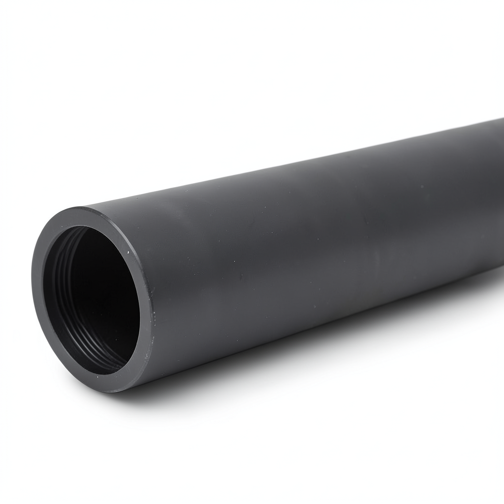 مواسير HDPE ضغط 6 بار PE 63 قطر خارجي 180 مم SDR 17.6 لون أسود