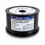 Stranded Copper Wire 450/750V, 240 sq mm Size, Black Color, Drum Length 1000m | Riyadh Cables