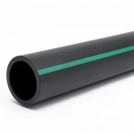 أنابيب HDPE ضغط 6 بار PE 63 قطر خارجي 200 مم SDR 17.6 لون أسود