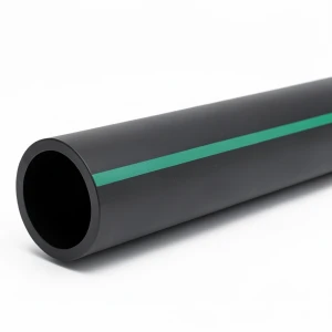 أنابيب HDPE ضغط 6 بار PE 63 قطر خارجي 200 مم SDR 17.6 لون أسود