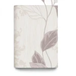 Leaf Patterned Wallpaper 10m x 1.06m Pale Beige, Model 5430