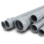 أنابيب UPVC ضغط 12.5 بار قطر خارجي 280 مم سمك 13.4 مم لون رمادي