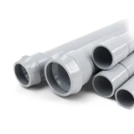 مواسير UPVC ضغط 12.5 بار قطر 630 مم سمك 30.0 مم لون رمادي