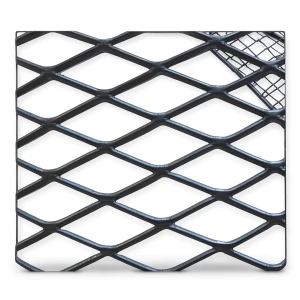 Hot Rolled Black Steel Expanded Metal Mesh Khaleeji 3m Length 2.44m Width 2 mm Thickness