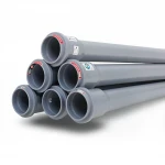 انابيب بلاستيك UPVC سابكو  ضغط 16 بار مقاس 20 مم سمك 1.5 مم لون رمادي