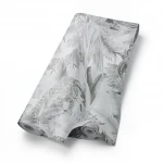 Italian Wallpaper Light Gray Color Tropical Design, Size 10mx0.70m, Model RC18006