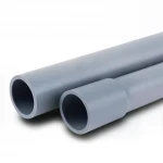 مواسير UPVC الوطني ضغط 2 بار  قطر خارجي 140 مم سمك 1.80 مم لون رمادي
