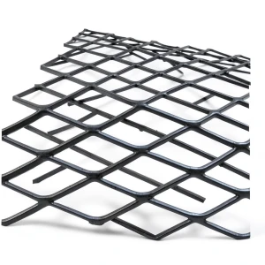 Hot Rolled Black Expanded Metal Mesh Khaleeji 1.8mm Thickness 2.44m Width 5m Length by Bait Al Tatawor