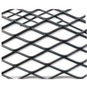 Hot Rolled Black Steel Expanded Metal Mesh Khaleeji 1.8 mm Thickness 2.44 m Width 6 m Length