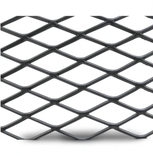Hot Rolled Black Steel Expanded Metal Mesh Khaleeji 2 mm Thickness 1 m Length 2.44 m Width