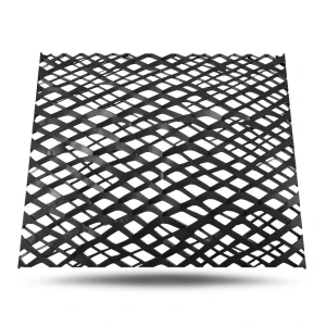 Hot Rolled Black Steel Expanded Metal Mesh Thickness 1.2 mm Width 1.22 m Length 4 m