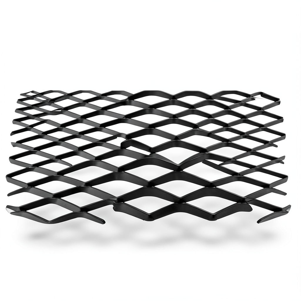 Hot Rolled Black Steel Expanded Metal Mesh 1.2 mm Thickness 6m Length 1.22m Width