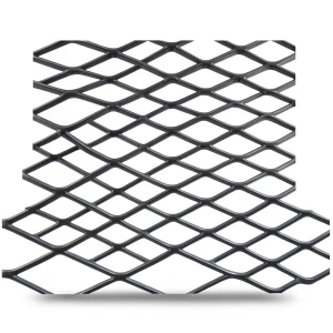 Hot Rolled Black Steel Expanded Metal Mesh 2 mm Thickness 2.44m Width 6m Length