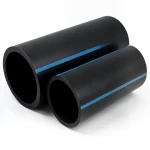 مواسير HDPE الوطني لشبكات المياه  ضغط 12.5 بار قطر خارجي 50 مم سمك 3 مم لون اسود