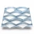 Galvanized Steel Expanded Metal Mesh  [Mazyoon] Thickness 1.7 mm Width 2.44  M Length 5 M | Bait Al Tatawor Factory