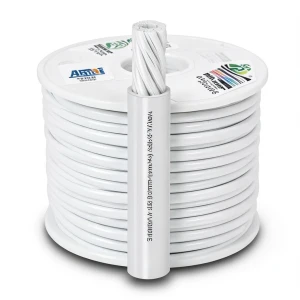 Electrical Stranded Wire Coil 500mm2 450/750V Copper Conductor 3.38mm Diameter PVC Insulation, White | Al Fanar