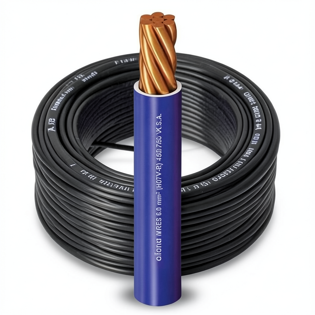 120sq mm Stranded Copper Wire 450/750V, Heat Resistant PVC Insulated, 300ft | Al Fanar
