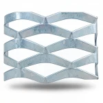 Galvanized Steel Expanded Metal Mesh  [Mazyoon] Thickness 1.7 mm Width 2.44  M Length 4 meter | Bait Al Tatawor Company