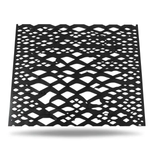 Hot Rolled Black Steel Expanded Metal Mesh Thickness 1.2 mm Width 1.22 m Length 4 m