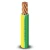 Stranded Electrical Wire 1.5 mm 450/750V Copper Conductor Heat Resistant PVC Insulated, Yellow/Green | Al Fanar - Image 1