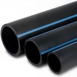 مواسير HDPE الوطني لشبكات المياه  ضغط 16 بار قطر خارجي 125 مم سمك 7.4 مم لون اسود