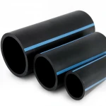 مواسير HDPE الوطني لشبكات المياه  ضغط 16 بار قطر خارجي 140 مم سمك 8.3 مم لون اسود
