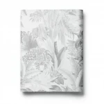 Italian Wallpaper Light Gray Color Tropical Design, Size 10mx0.70m, Model RC18006