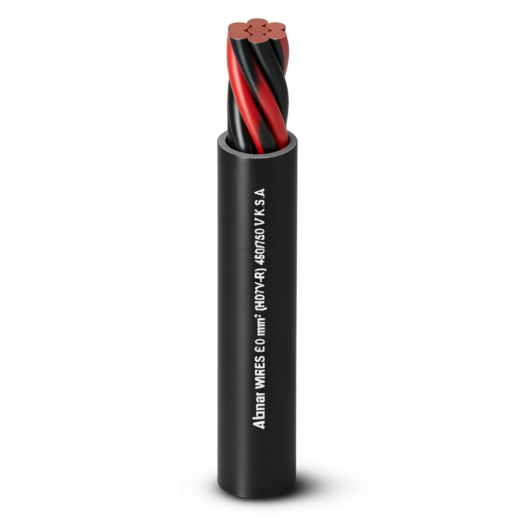 Alfanar 400 mm² Single Electric Wire 450/750V, Stranded Copper, Heat Resistant PVC 2.6mm | Al Fanar