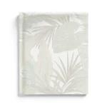 Italian Leaf Patterned Wall Covering 10m x 1.06m Pale Beige, Model 5408