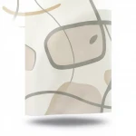 Italian wallpaper modern design 10m x 0.53 m, light beige, model 73201