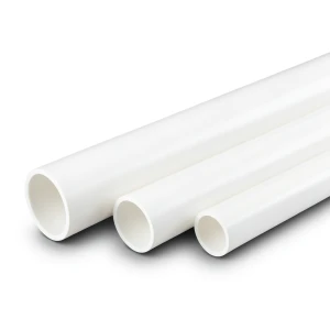 أنابيب UPVC جدول 80 قطر خارجي 114.3 مم سمك 8.56 مم أبيض
