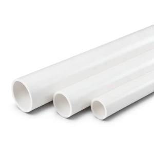 مواسير UPVC مقاس 4 إنش سمك 1.77 مم SDR 64 لون أبيض