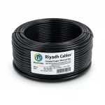 Stranded Copper Electrical Wire 450/750 Voltage Rating, 6mm Size, Black Color, 100 m Length | Riyadh Cables