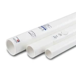 مواسير UPVC ضغط اسمي 8.6 بار مقاس ¼ 1 إنش سمك 52.1 مم لون أبيض | بلاستيك الوطنية