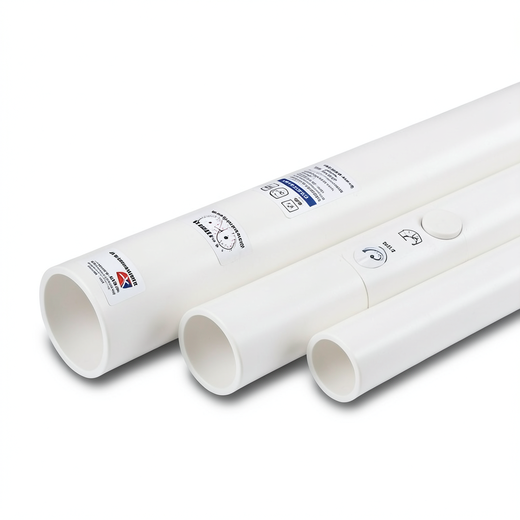 UPVC Pipes Nominal Pressure 8.6 Bar Size 1¼ inch Thickness 52.1 mm White | Al Watania Plastics