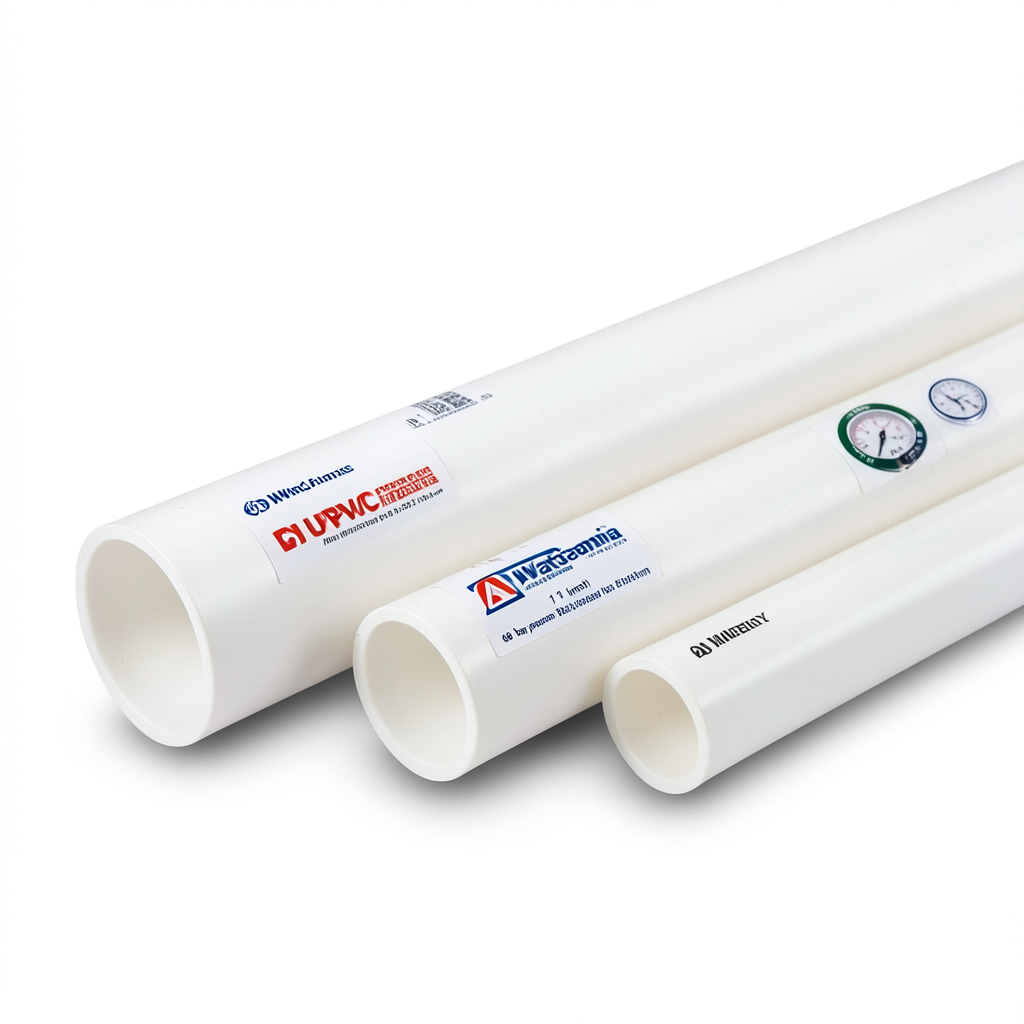 UPVC Pipes 1½ inch 8.6 Bar Pressure Thickness 52.1 mm White | Al Watania Plastics