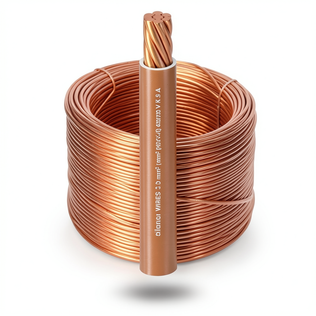 Alfanar 95 mm2 Stranded Copper Wire 450/750V, Heat Resistant PVC 1.6mm | Al Fanar