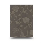 Italian Wallpaper Floral Design Dark Beige, Size 10mx0.73m