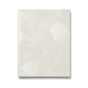 Italian Wallpaper Floral Design Pale Beige Color, Size 10mx0.73m, Model 41761