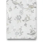 Floral Wallpaper Pale Gray Color 10m x 0.53m, Model 28841
