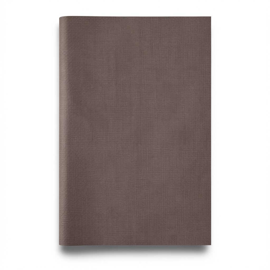 Italian Wallpaper Plain Design Brown Color, Size 10mx0.73m, Model 41775