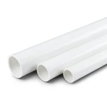 أنابيب UPVC جدول 80 قطر خارجي 114.3 مم سمك 8.56 مم أبيض
