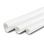 أنابيب UPVC جدول 80 مقاس 6 أنش، قطر خارجي 168.28 مم، سمك 10.97 مم، أبيض