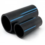 مواسير HDPE الوطني لشبكات المياه  ضغط 16 بار قطر خارجي 160 مم سمك 9.5 مم لون اسود