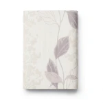 Leaf Patterned Wallpaper 10m x 1.06m Pale Beige, Model 5430